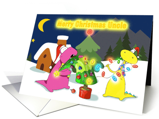 Merry Christmas Uncle card (530763)