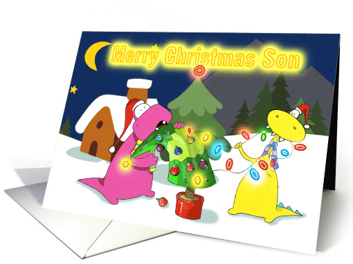 Merry Christmas Son card (530769)