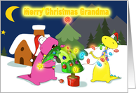Merry Christmas Grandma card