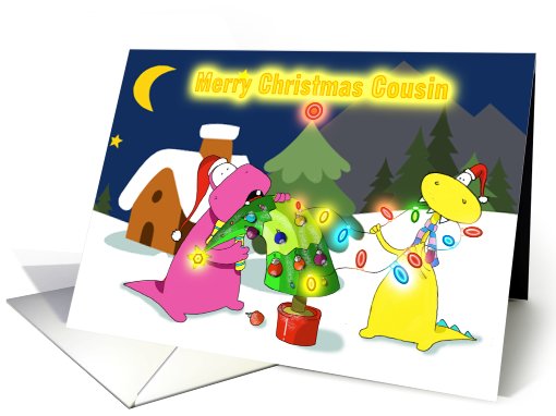 Merry Christmas Cousin card (530783)