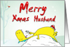 Merry Christmas Husband card