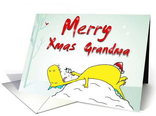 Merry Christmas Grandma card (538195)