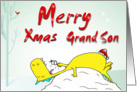 Merry Christmas Grand Son card