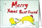 Merry Christmas Best Friend card