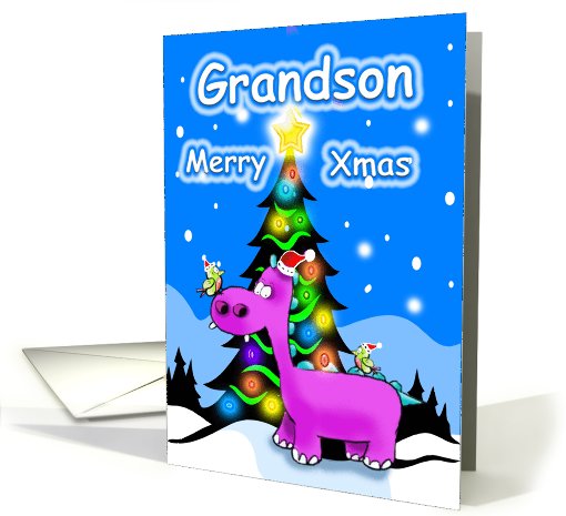 Grandson Merry Christmas card (540056)