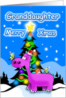 Granddaughter Merry Christmas card
