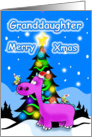 Granddaughter Merry Christmas card