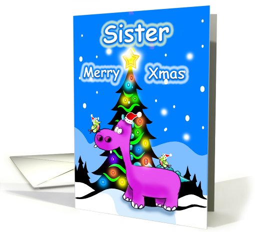 Sister Merry Christmas card (540580)