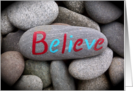 Believe in Dreams card