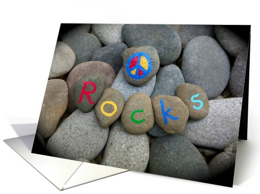 Peace Rocks card (550283)