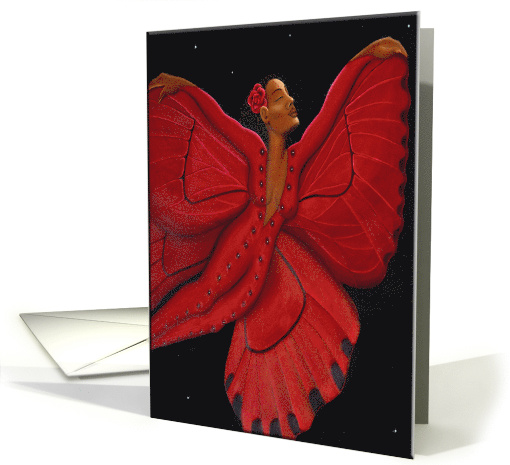 Black Butterfly card (526482)