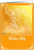 Wake Up card