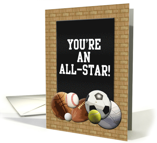 Congratulations Sports All Star Boys Kids Soccer Football... (853374)
