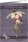 Daisy Elf Don’t Forget to Laugh! card