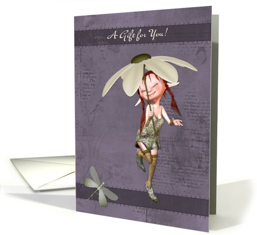 Daisy Elf A Gift for You! card (530607)