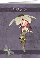 Daisy Elf A Gift for You! card