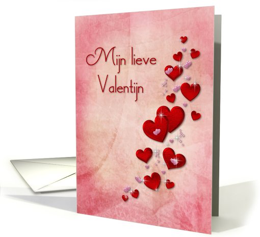 Hearts Valentine Dutch card (541172)