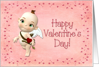 Cupid Happy Valentine’s Day card