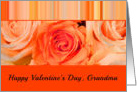 Grandma - Valentine’s Day Card Orange roses card