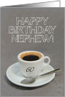 Nephew 60th Birthday Espresso Coffee card