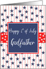 Godfather 4th of July Blue Chalkboard card