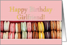 Happy Birthday for Girlfriend - French macarons card