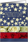 Patriot Day - Patriotic roses card