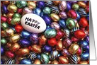 Happy Easter Chocolate Easter Eggs card