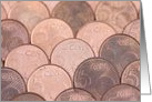 Five Euro Cents Blank Any Occasion card