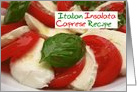 Italian Caprese Tomato Salad Recipe card