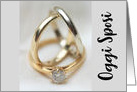 Oggi Sposi Italian Wedding Invitation Wedding Bands card