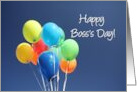 Boss’s Day Colored Balloons card