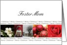 Foster Mom Merry Christmas collage card
