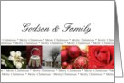 Godson & Family Merry Christmas collage card