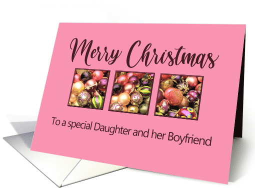 Daughter and her Boyfriend Merry Christmas Colored... (1074590)
