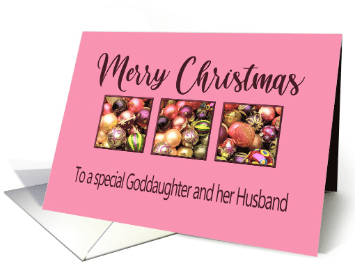 Goddaughter and her Husband Merry Christmas Colored... (1075294)