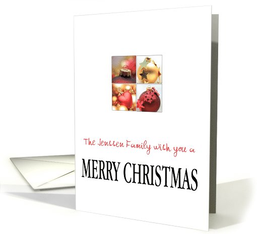 Merry Christmas from ... Customize for Any Name -... (1092234)