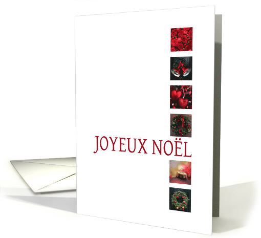 French Christmas Joyeux Nol Red Christmas Collage card (1092272)