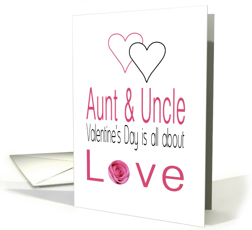 Aunt & Uncle - Valentine's Day is All about love card (1196958)