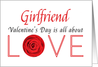 Girlfriend - Valentine’s Day is All about love card