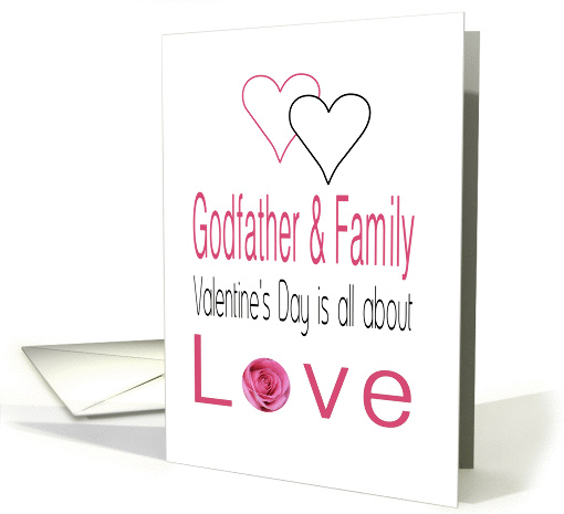 Godfather & Family - Valentine's Day is All about love card (1198328)