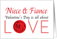 Niece & Fiance - Valentine’s Day is All about love card