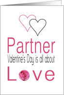 Partner - Valentine’s Day is All about love card