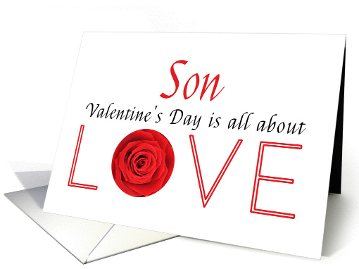 Son - Valentine's Day is All about love card (1198830)