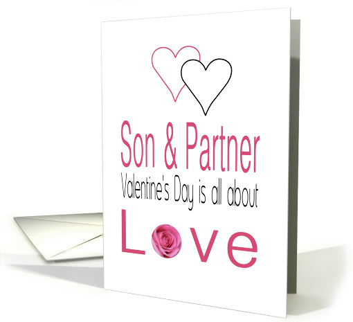 Son & Partner - Valentine's Day is All about love card (1198860)