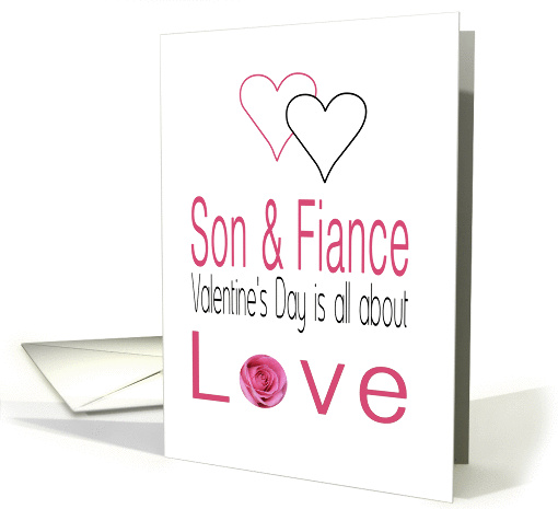 Son & Fiance - Valentine's Day is All about love card (1199248)