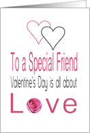 To a special friend ...