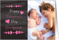 Grandparents - Valentine’s Day Card Chalkboard look Photo Card