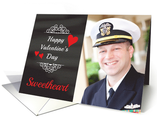 Sweetheart - Valentine's Day Card Chalkboard look Photo card (1204318)