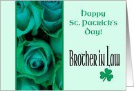 Brother in Law Happy St. Patrick’s Day Irish Roses card